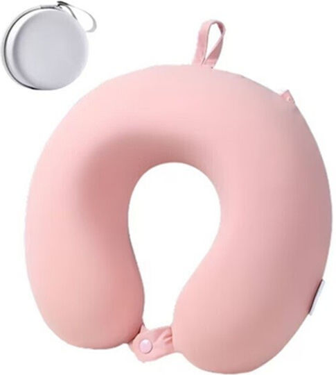 Μαξιλαράκι Ταξιδίου Memory Foam Ροζ