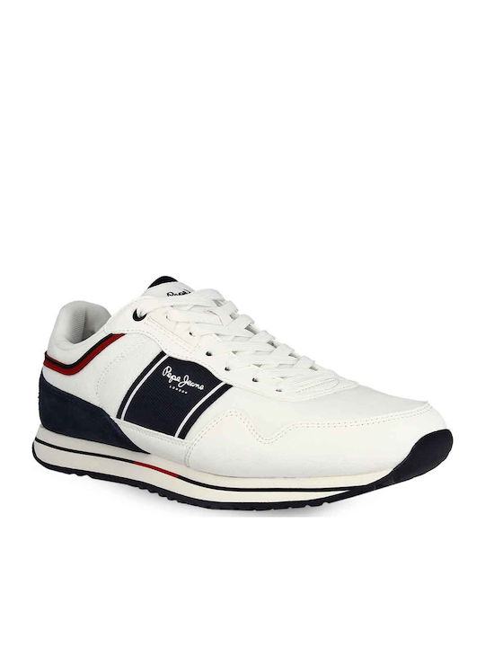 Pepe Jeans Tour Club Basic Sneakers Λευκά