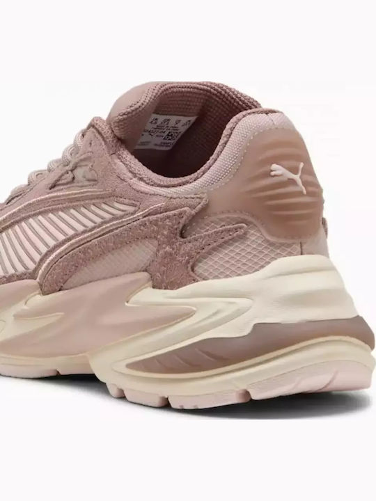 Γυναικεία Flatforms Sneakers Rose Late Crem