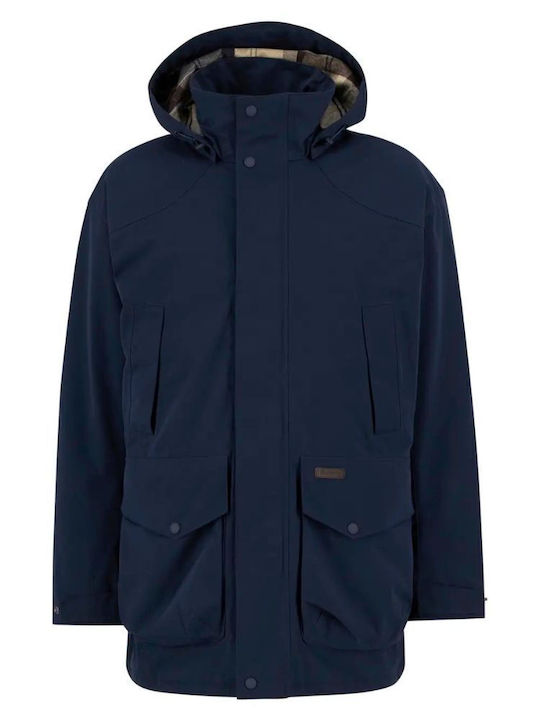 Farlam Geacă Bărbați Waterproof Albastru Marin