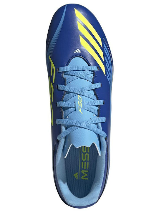 adidas F50 Messi Club Football Shoes with Cleats Blue