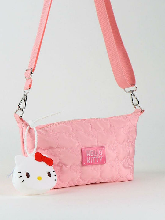 Hello Kitty Παιδική Τσάντα Ώμου Ροζ 27x17x9.5εκ.