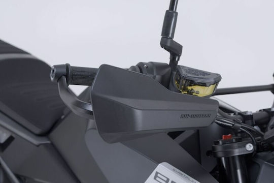 SW-Motech Motorcycle Protective Hand Guards in Black Colour