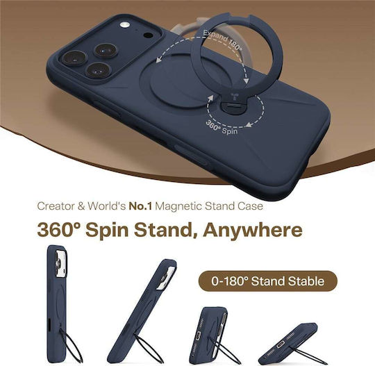 Torras QPRO Back Cover Silicone Navy Blue (iPhone 17 Pro Max)