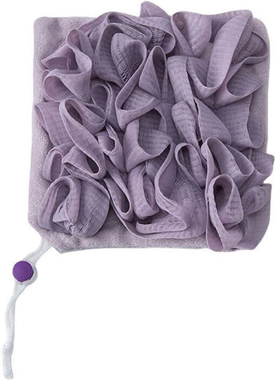 Bath Handtuch Flippy 2in1 Mesh Schwamm 17 X 17 Cm Lila
