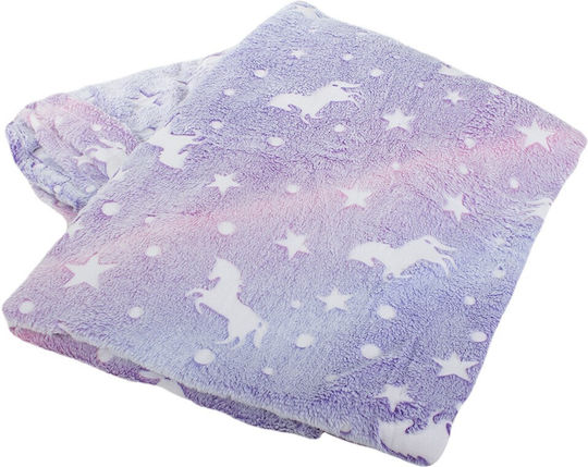 Verk Group Decke Leuchtend Purple 200x150cm