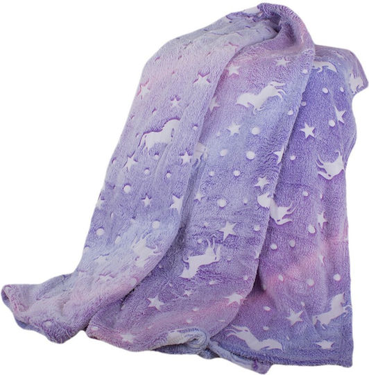 Verk Group Decke Leuchtend Purple 200x150cm