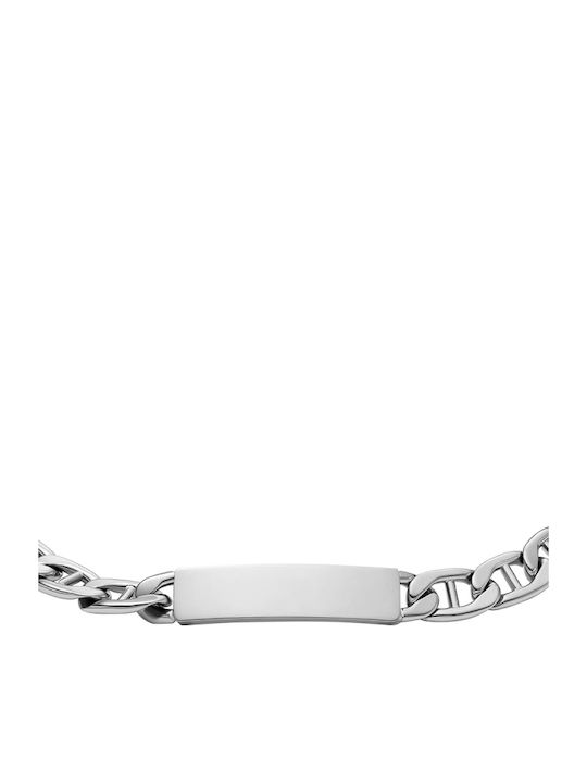Fossil Men's Silver Bracelet Fossil Men's Silver Bracelet