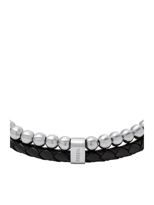 Fossil Men's Leather Bracelet Fossil Men's Leather Bracelet