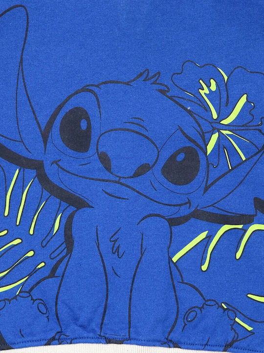 Παιδική Ζακέτα Βαμβακερή Μπλε Lilo Stitch