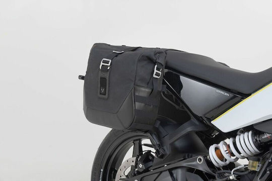 SW-Motech Βάσεις Σετ Σαμάρια Μοτοσυκλέτας 27lt σε Μαύρο Χρώμα