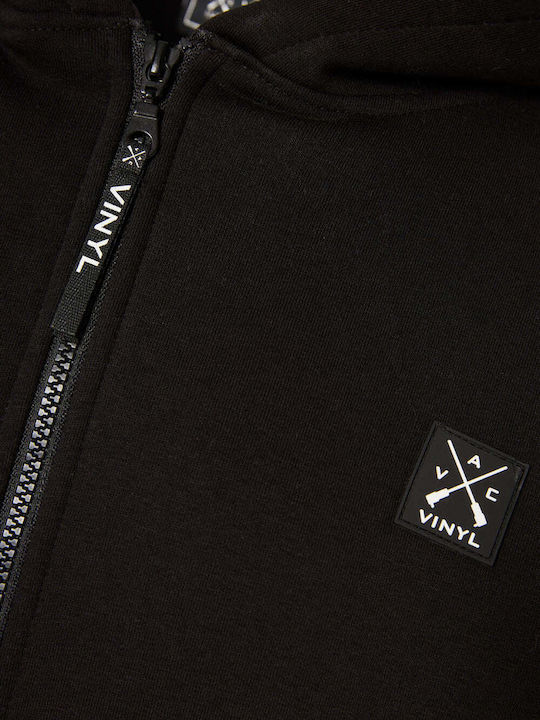 Cardigan with Hood Black