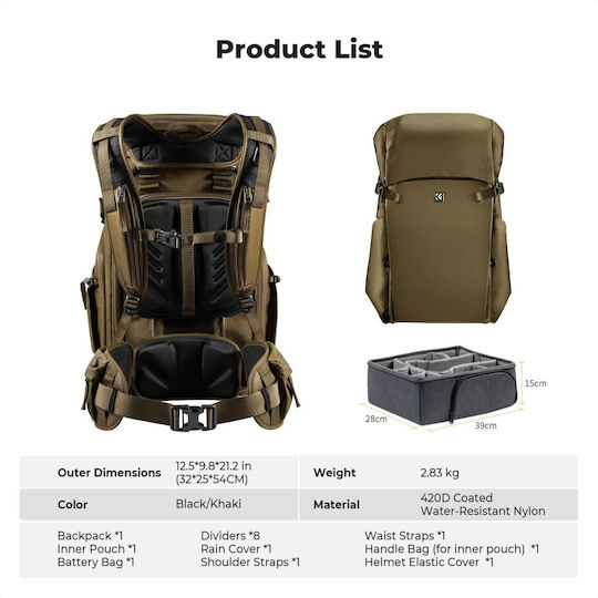 K&F Concept Fotorucksack