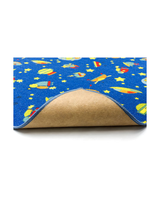Kids Rug Playroom Space Blue 120x160