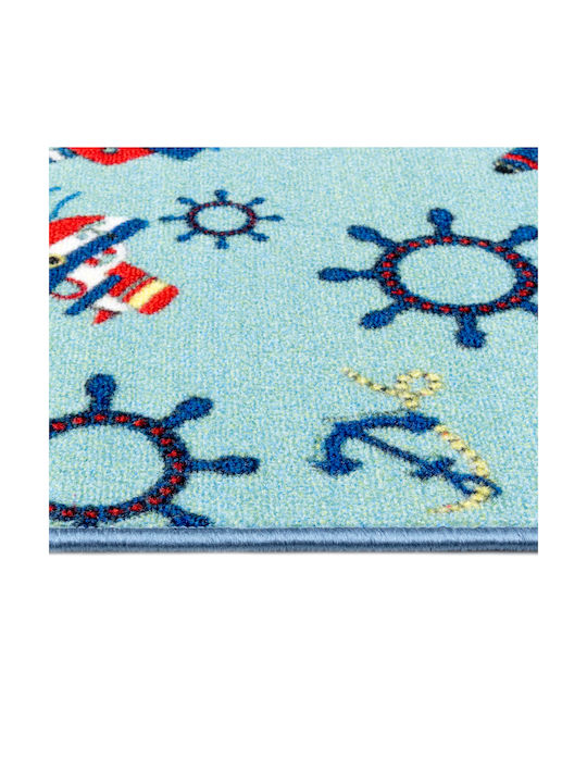 Детски Килим Playroom Карабички Светлосин 120x160