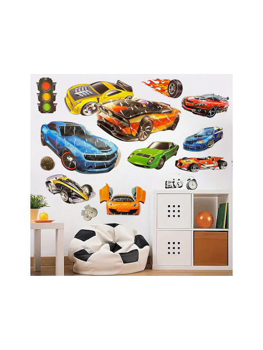 Autocolant Decorativ pentru Copii Perete 3D 3x40buc