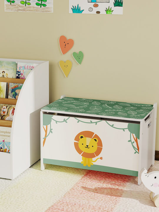 Aiyaplay Children's Storage Box made of Fabric Green 60x37x39cm 1pcs