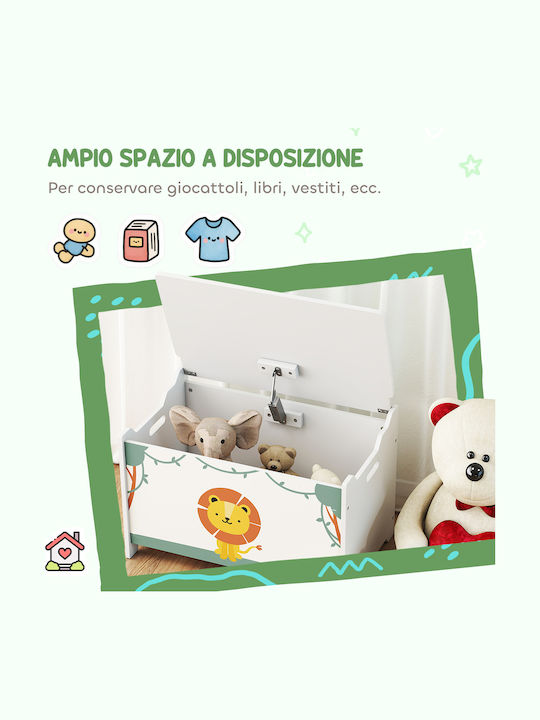 Aiyaplay Children's Storage Box made of Fabric Green 60x37x39cm 1pcs