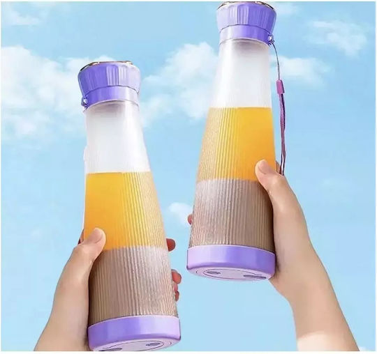 Ασύρματο Μπλέντερ με Πλαστική Κανάτα 400 ml Μωβ
