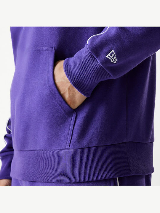 Sweatshirt with Hood Purple