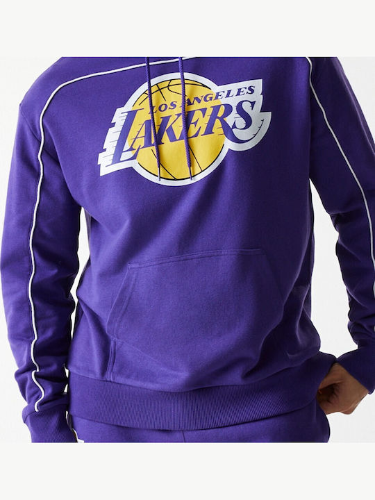 Sweatshirt with Hood Purple