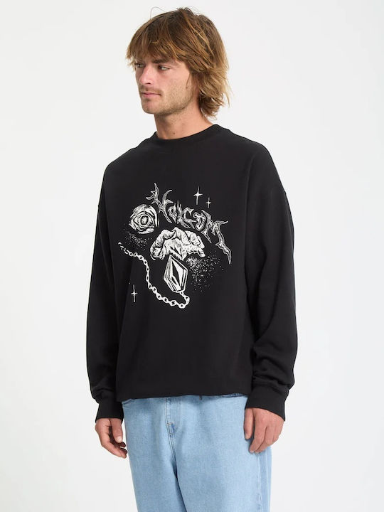 Recto Verso Crew Sweatshirt Black