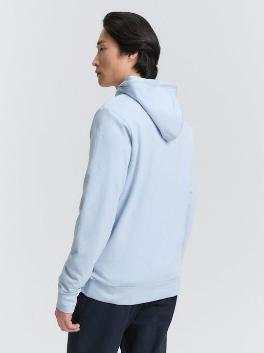 Φούτερ με Κουκούλα Light Metal Blue