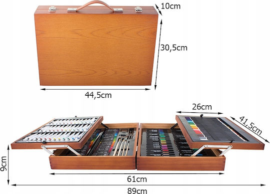 Verk Group Malset Holzbox 174 Stücke 5907451338735