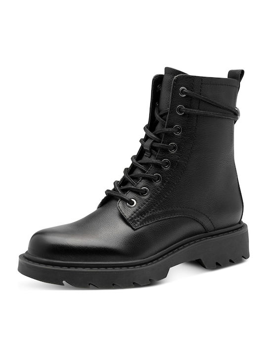 Leather Women's Ankle Boots Black