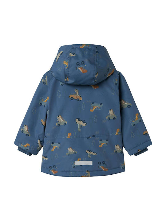 Kids' Casual Jacket Long with Hood Vintage Indigo