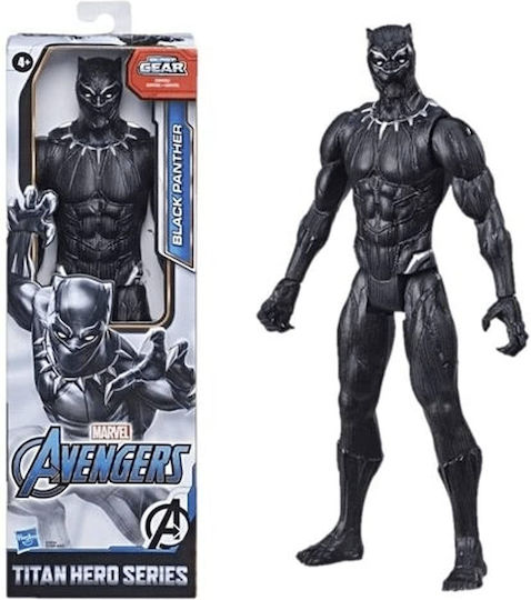 Action-Figur Schwarzer Panther mit Licht 6cm.