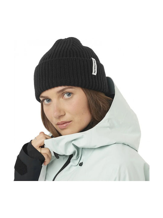 Beanie Ανδρικός Σκούφος Πλεκτός σε Μαύρο χρώμα