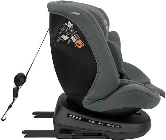 Kikka Boo I-defend Baby Car Seat i-Size with Isofix Grey