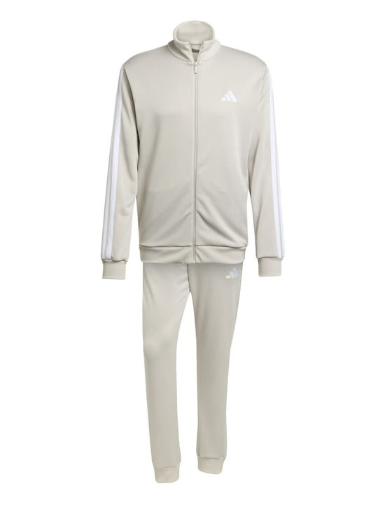 M 3s Trainingsanzug Glänzend mit Gummizug Beige