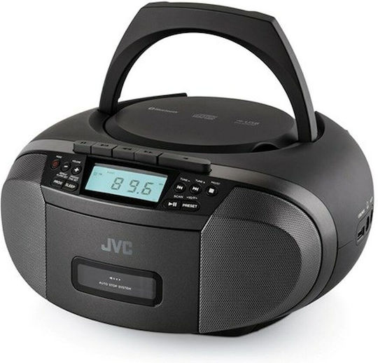 JVC Portable Sound System with Black Radio