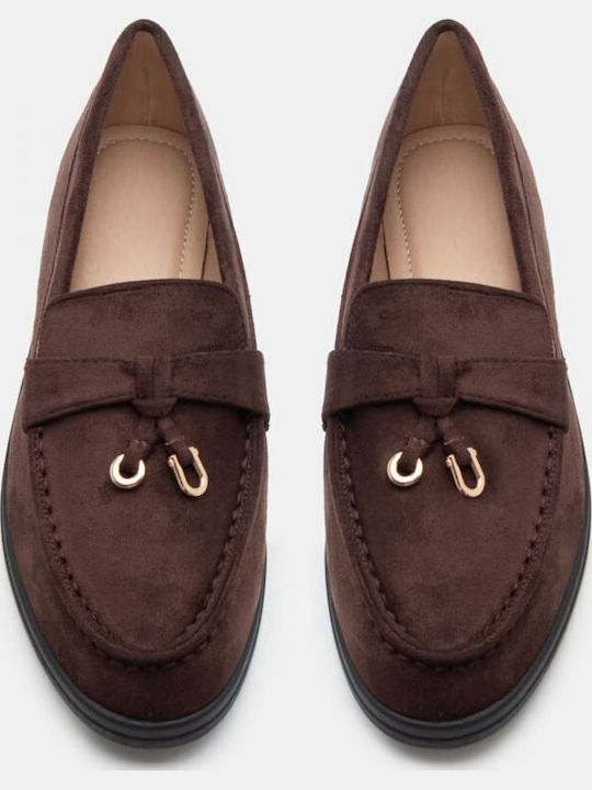 Women's Moccasins in Brown Color