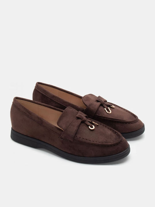 Women's Moccasins in Brown Color