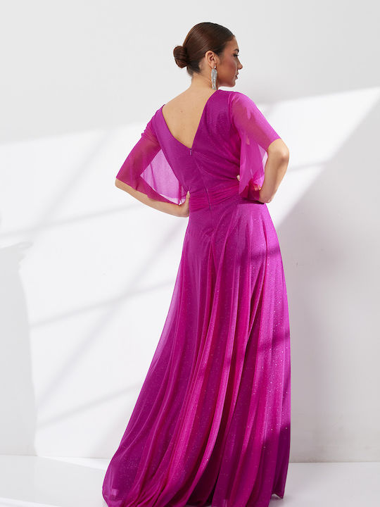 Summer Maxi Dress for Wedding / Christening Purple