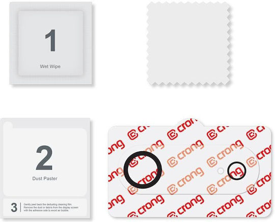 Crong Lens Shield Προστασία Κάμερας Μεμβράνη Διάφανο για το iPhone 17 Air