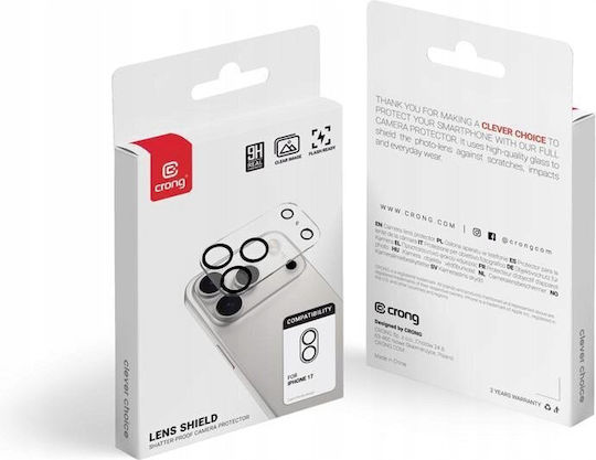 Crong Lens Shield Camera Protection Membrane Transparent for the iPhone 17