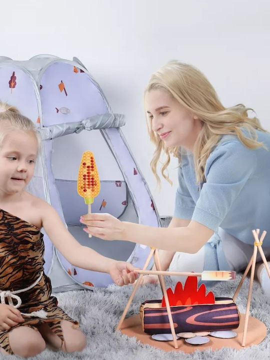 Tumama Kids Cort pentru Copii Pop Up Gri pentru 3+ ani
