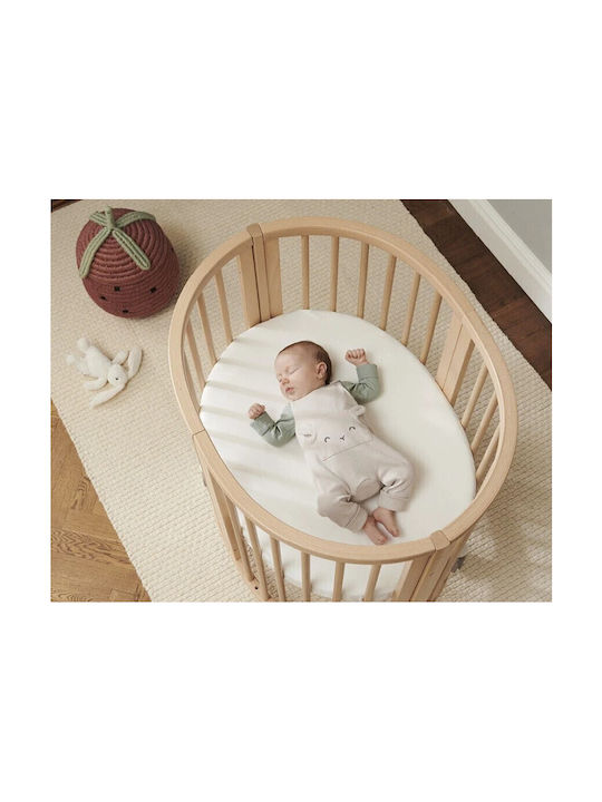 Stokke Sleepi Mini Baby Sheet Cradle Cotton Fitted White