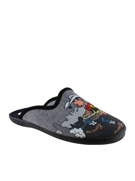 Lucky Luke Men's Slipper Black