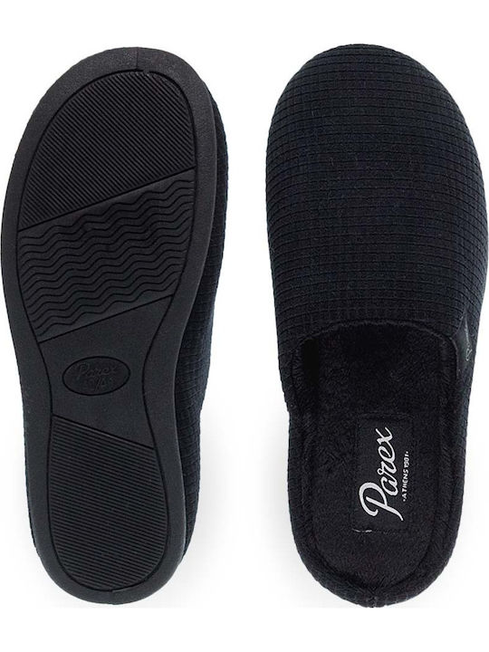 Men's Printed Slippers Black