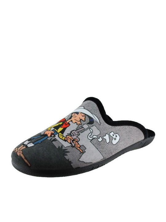 Lucky Luke Men's Slipper Black