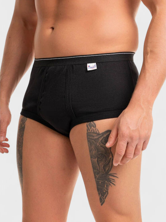 Herren Slips Black 1Packung