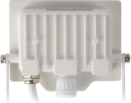 Avide Στεγανός Προβολέας LED 20W Φυσικό Λευκό 4000K IP44