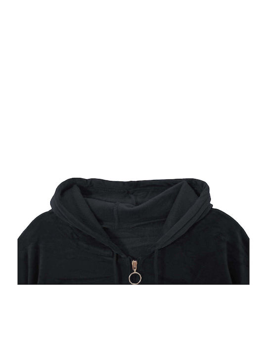 Sweatpants Set Velvet Black
