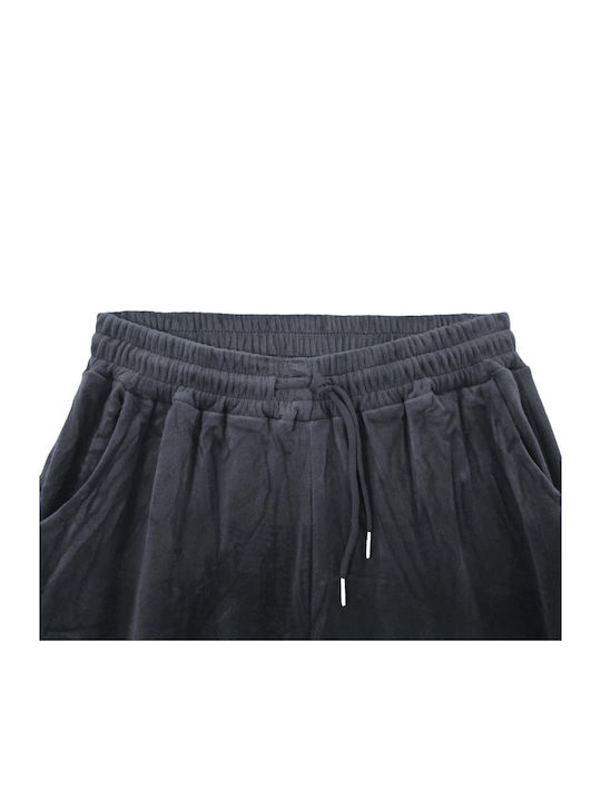 Sweatpants Set Velvet Dark grey