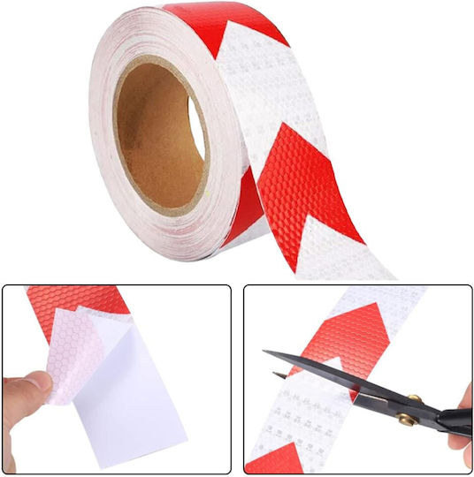 Bandă Adezivă Reflectorizantă Albă 25m x 5cm